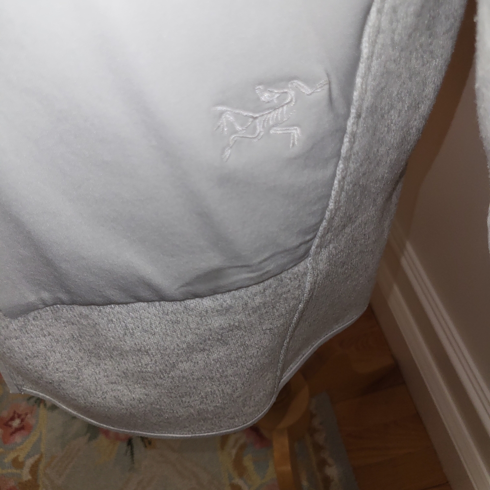 Arc'teryx Light Gray Open-Front Cardigan - Picture 2 of 6
